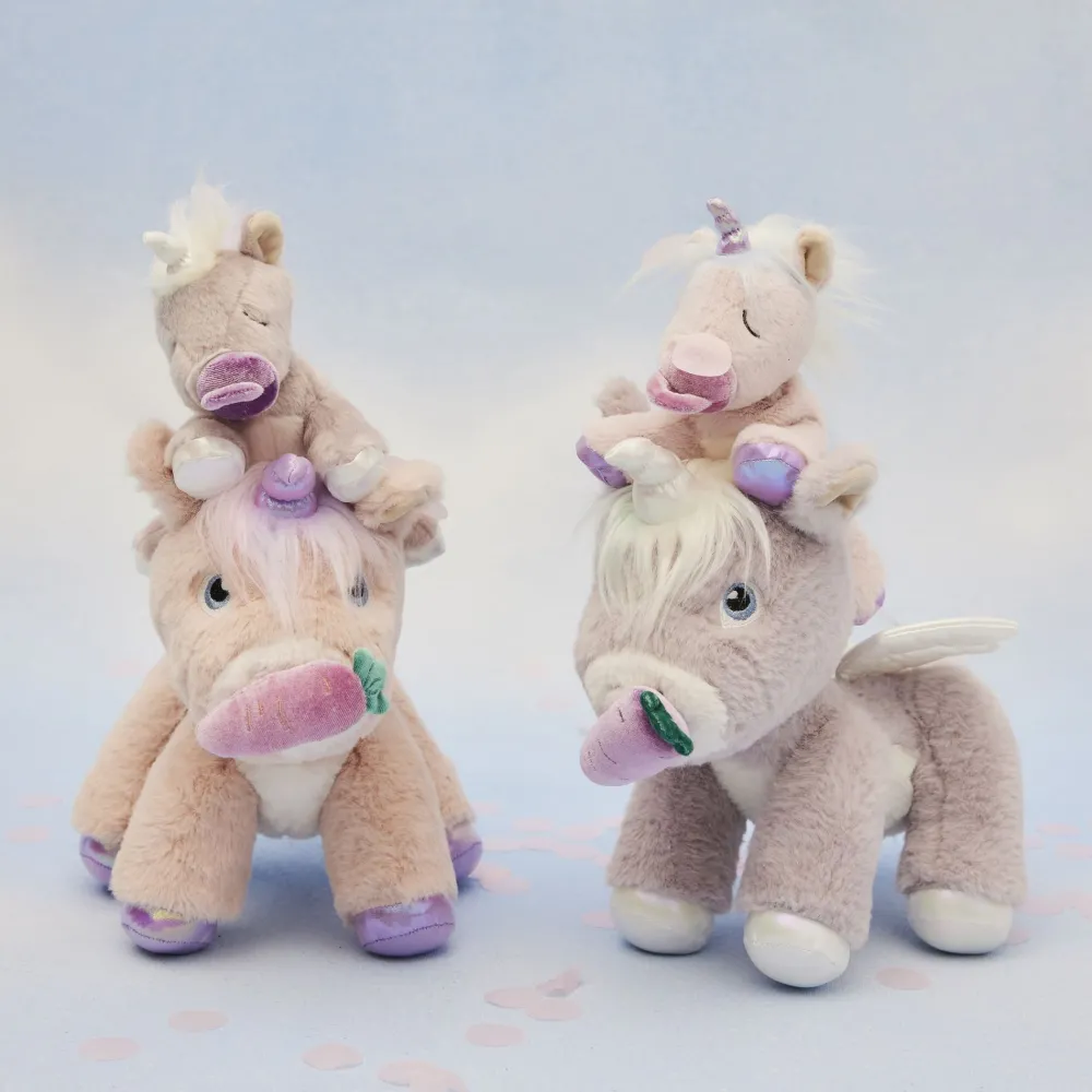 Olli Ella Indoor Play|Soft Toys|Binky Baby Unicorn - Glitter