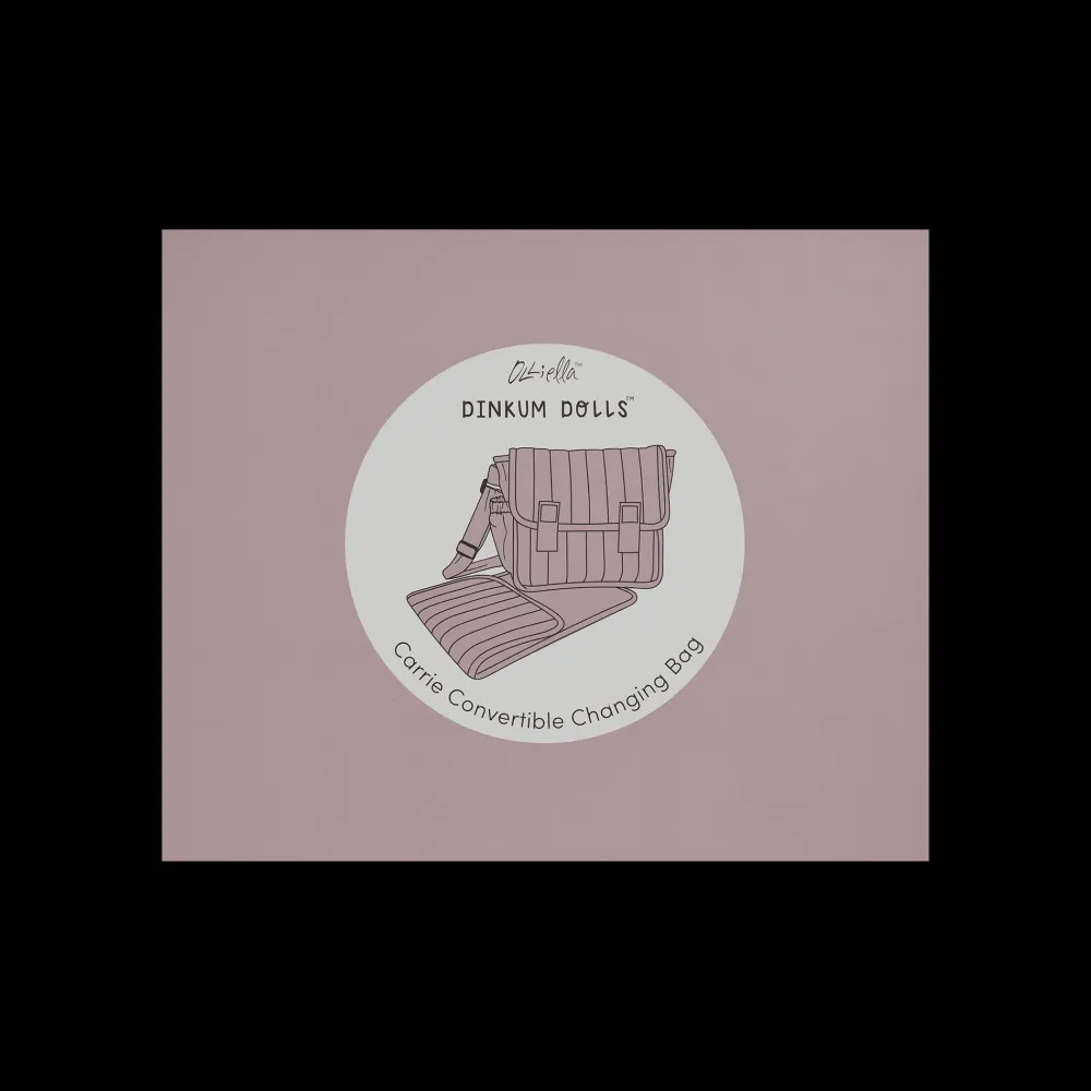 Olli Ella Indoor Play|Doll Accessories|Carrie Convertible Changing Set - Lavender