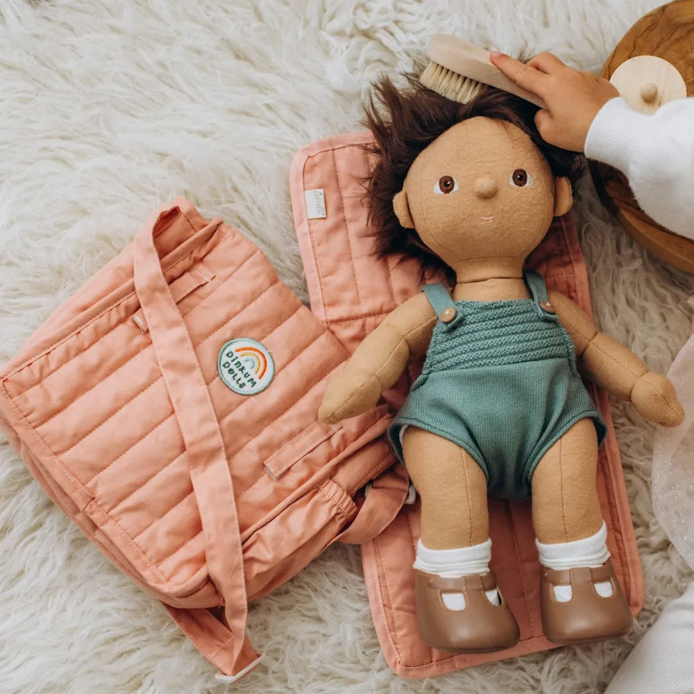 Olli Ella Indoor Play|Doll Accessories|Carrie Convertible Changing Set - Rose