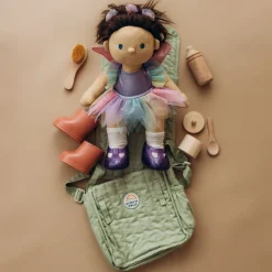 Olli Ella Indoor Play|Doll Accessories|Carrie Convertible Changing Set - Sage