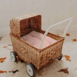 Olli Ella Doll Accessories|Cotton Strolley Mattress - Seashell Pink