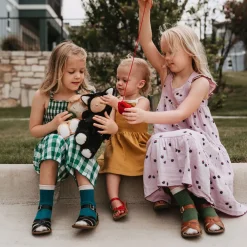 Olli Ella Indoor Play|Soft Toys - Newborns|Cozy Dinkums - Black Cat - Nox