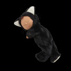 Olli Ella Indoor Play|Soft Toys - Newborns|Cozy Dinkums - Black Cat - Nox
