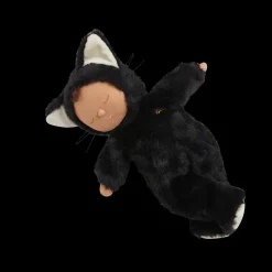 Olli Ella Indoor Play|Soft Toys - Newborns|Cozy Dinkums - Black Cat - Nox