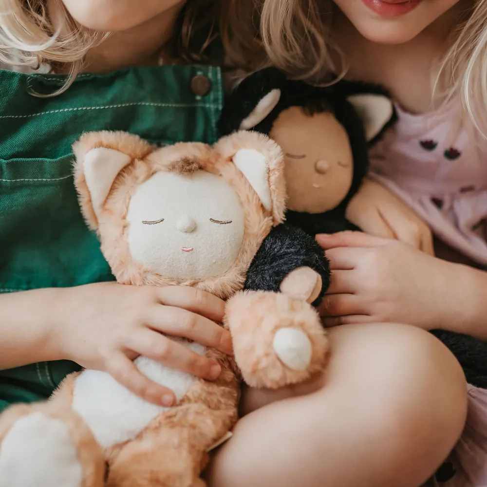 Olli Ella Indoor Play|Soft Toys - Newborns|Cozy Dinkums - Tabby Cat - Jinx