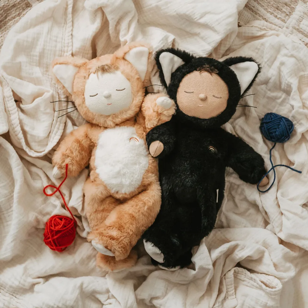 Olli Ella Indoor Play|Soft Toys - Newborns|Cozy Dinkums - Tabby Cat - Jinx