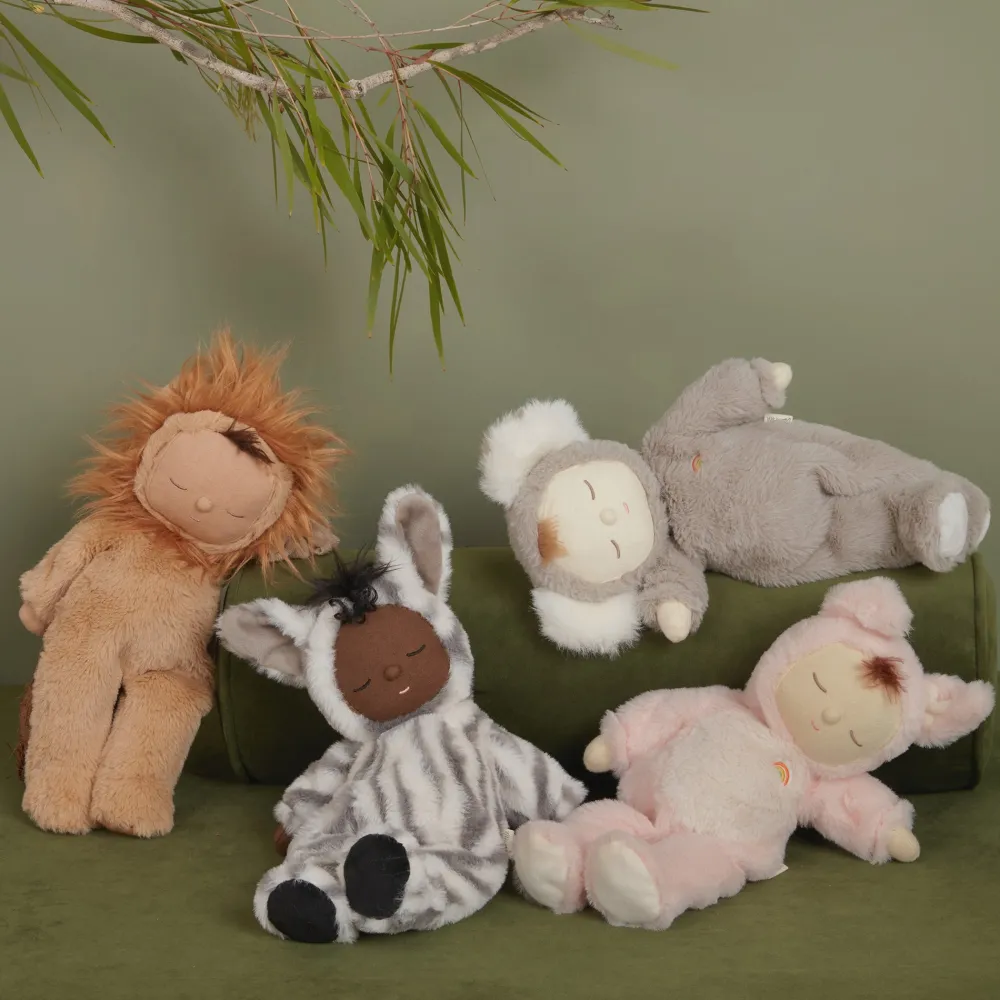Olli Ella Indoor Play|Soft Toys - Newborns|Cozy Dinkums - Zebra Mini
