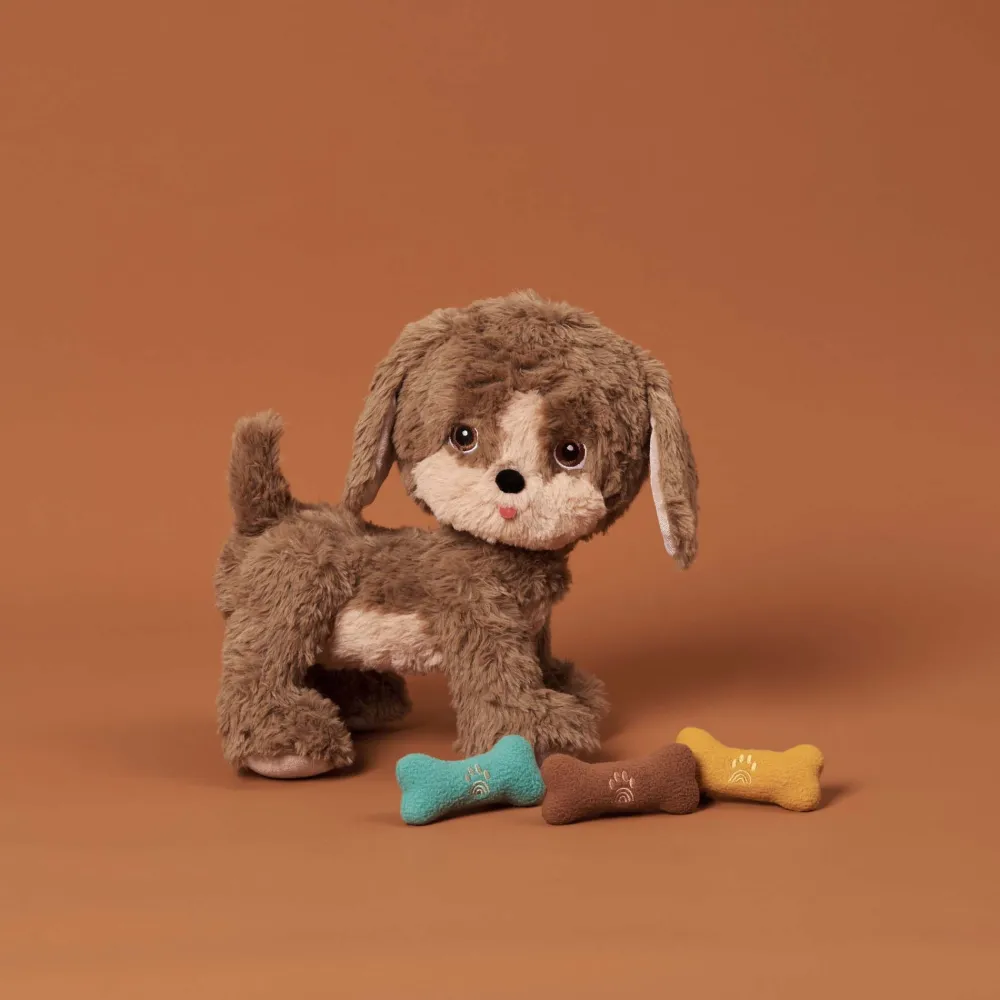 Olli Ella Indoor Play|Doll Accessories|Dinkum Dogs - Dog Bones - Oatmeal