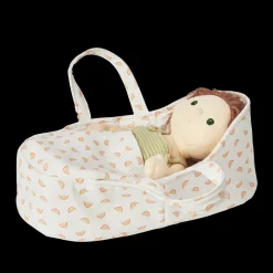 Olli Ella Doll Accessories|Doll Prams & Carriers|Dinkum Dolls Carry Cot - Rainbow Print