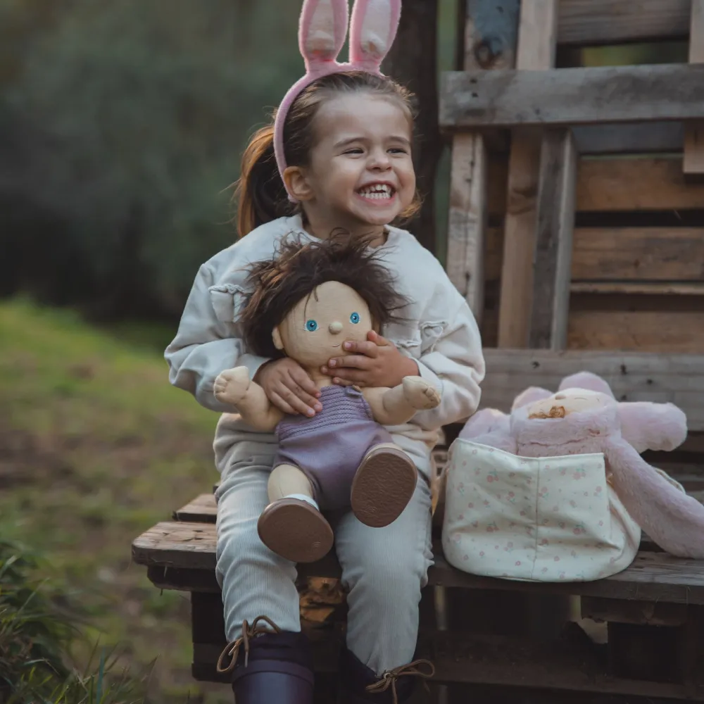 Olli Ella Indoor Play|Doll Accessories|Dinkum Dolls Carry Cot - Pansy