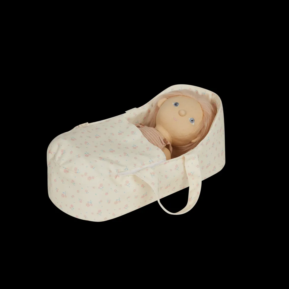Olli Ella Indoor Play|Doll Accessories|Dinkum Dolls Carry Cot - Pansy