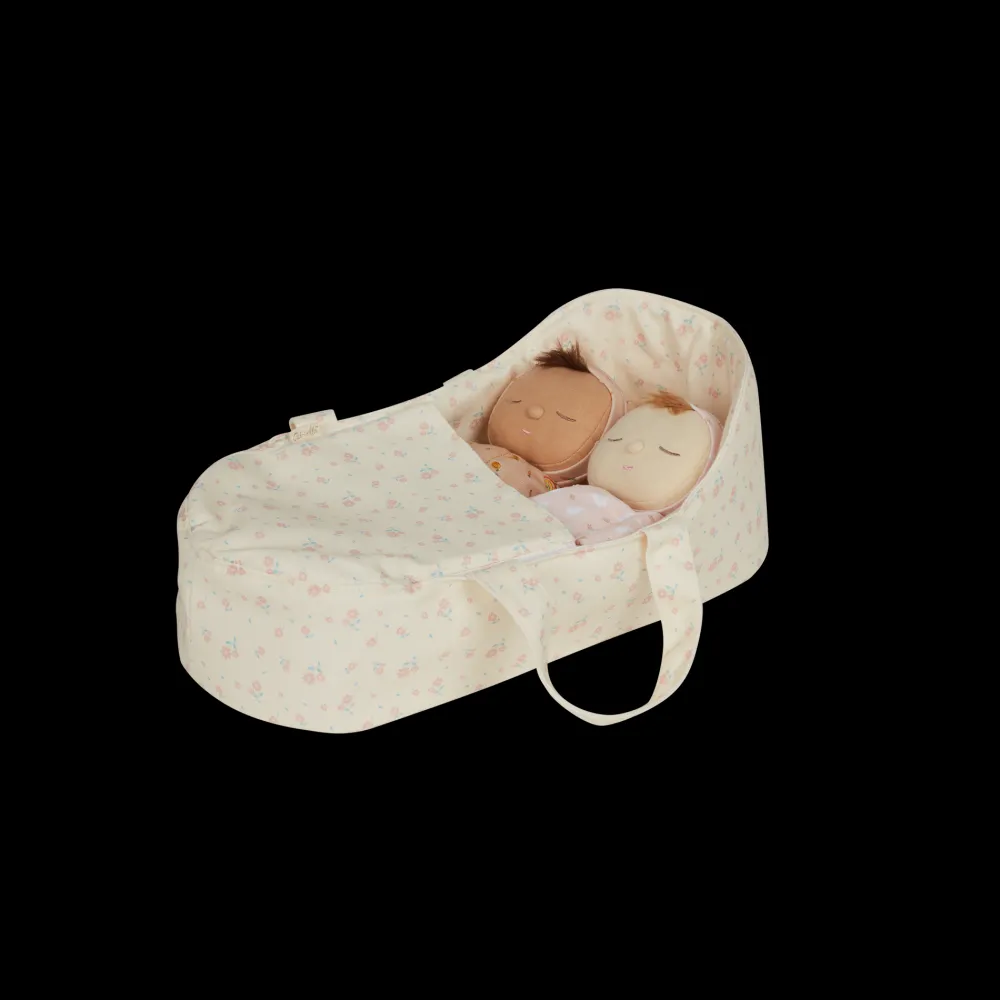 Olli Ella Indoor Play|Doll Accessories|Dinkum Dolls Carry Cot - Pansy