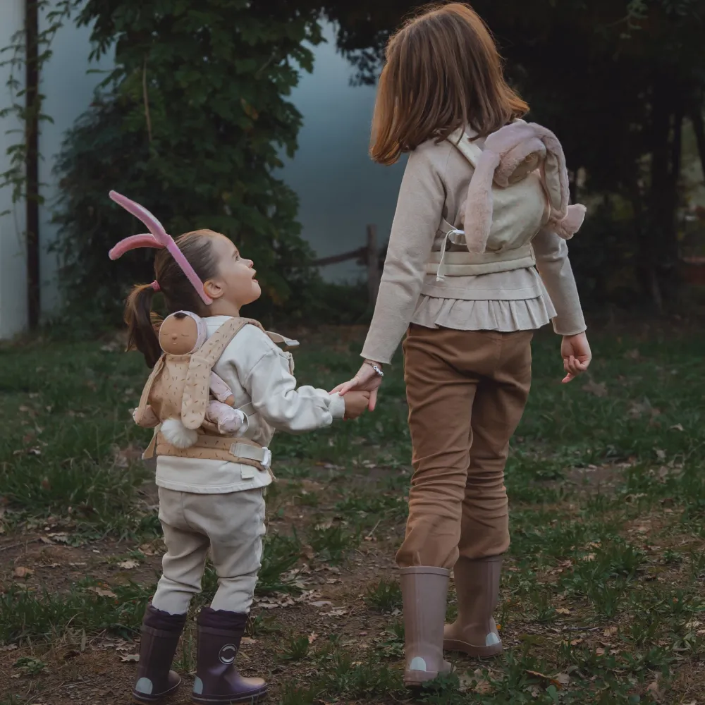 Olli Ella Indoor Play|Doll Accessories|Dinkum Dolls Cottontail Carrier - Hopscotch