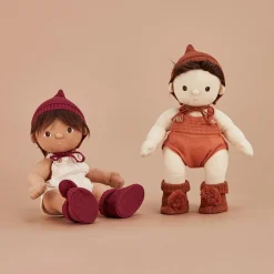 Olli Ella Indoor Play|Doll Accessories|Dinkum Dolls Knit Set - Umber