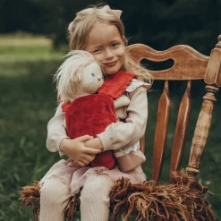 Olli Ella Indoor Play|Doll Accessories|Dinkum Dolls Petal Carrier - Red