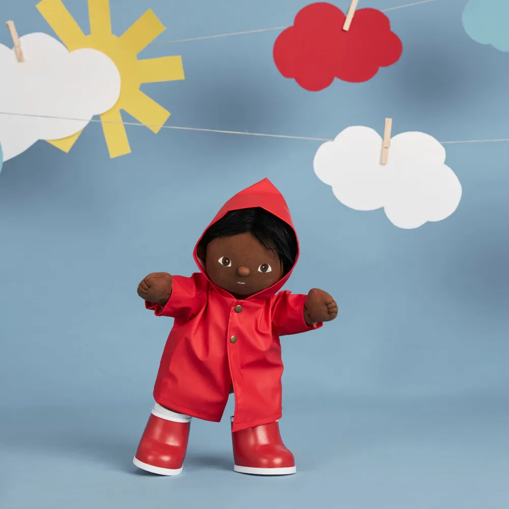 Olli Ella Indoor Play|Doll Accessories|Dinkum Dolls Rainy Play Set - Red