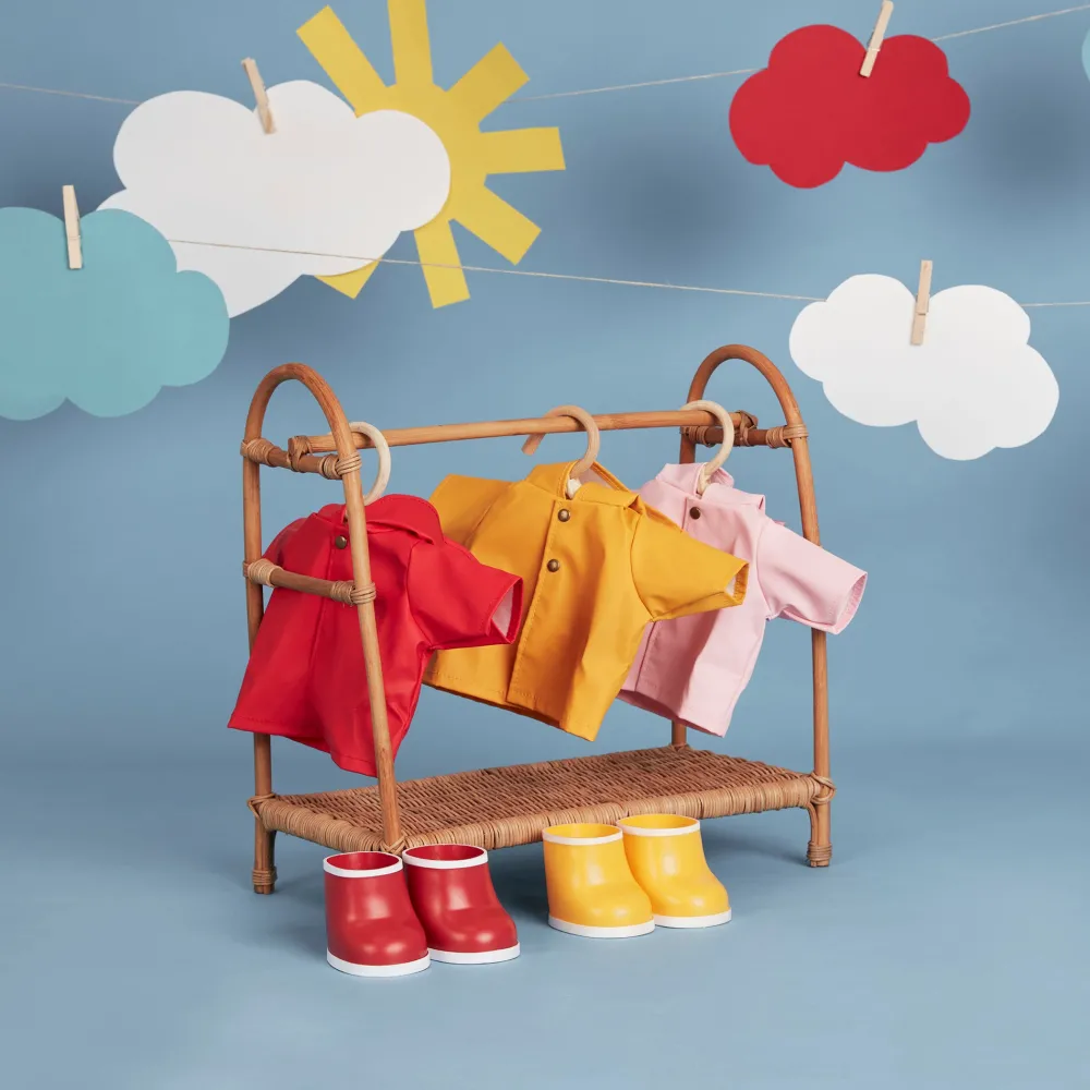 Olli Ella Indoor Play|Doll Accessories|Dinkum Dolls Rainy Play Set - Red