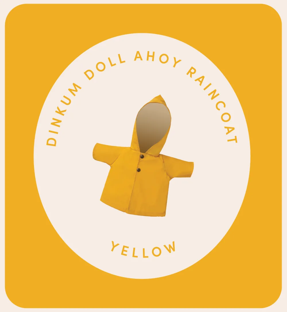 Olli Ella Doll Accessories|Dinkum Dolls Rainy Play Set - Yellow