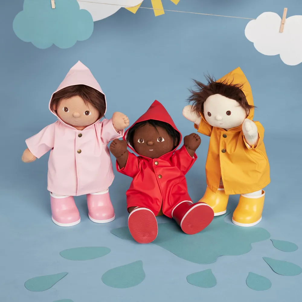 Olli Ella Doll Accessories|Dinkum Dolls Rainy Play Set - Yellow