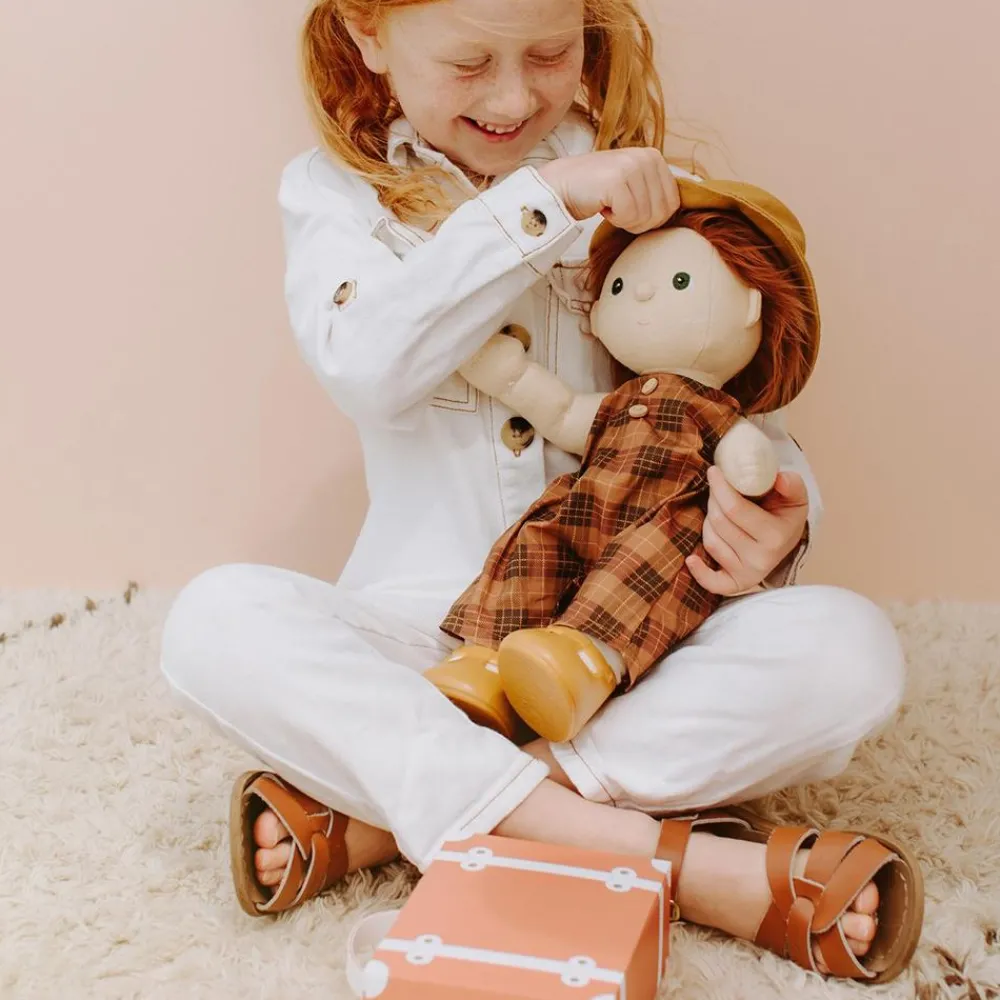 Olli Ella Indoor Play|Doll Accessories|Dinkum Dolls Travel Togs - Apricot