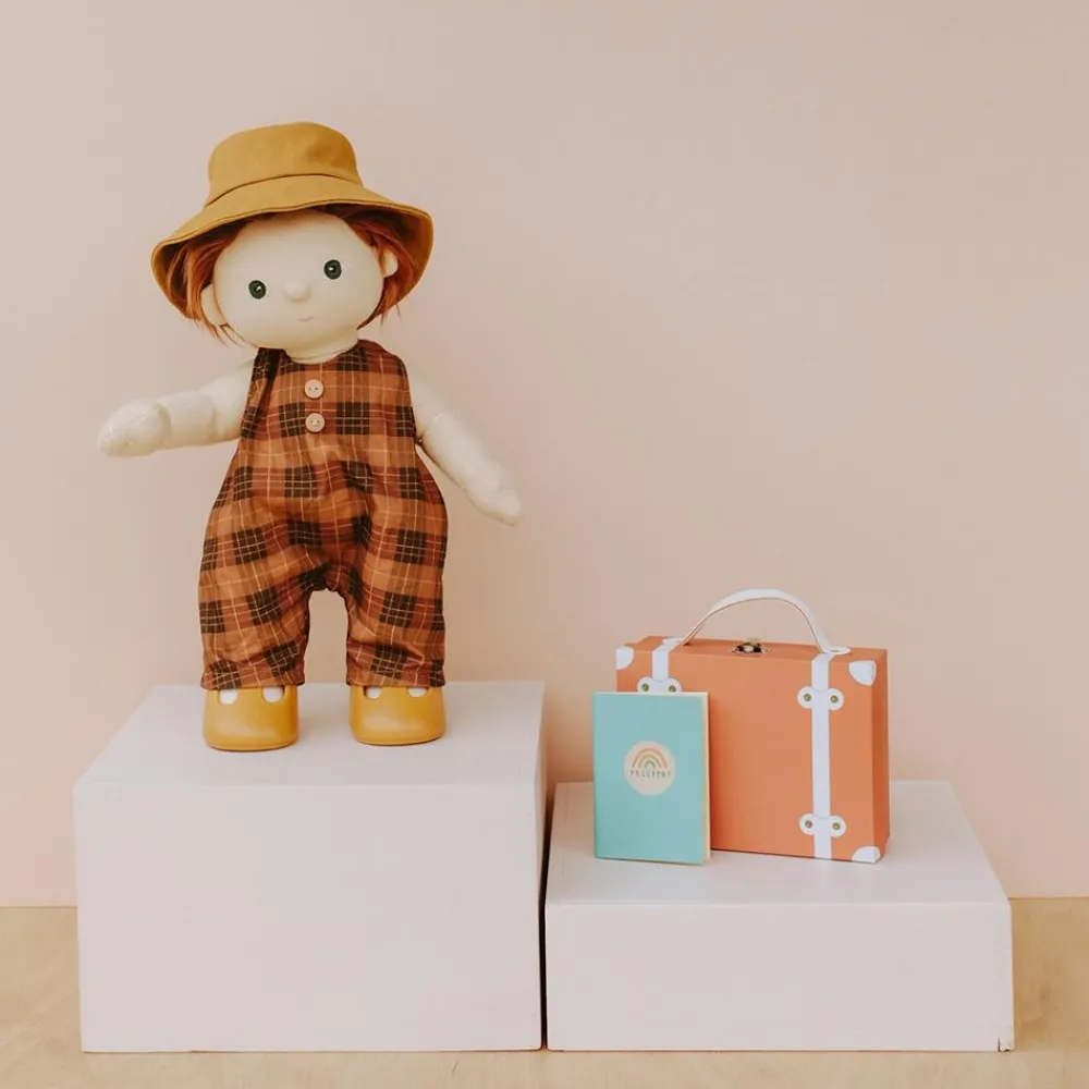 Olli Ella Indoor Play|Doll Accessories|Dinkum Dolls Travel Togs - Apricot