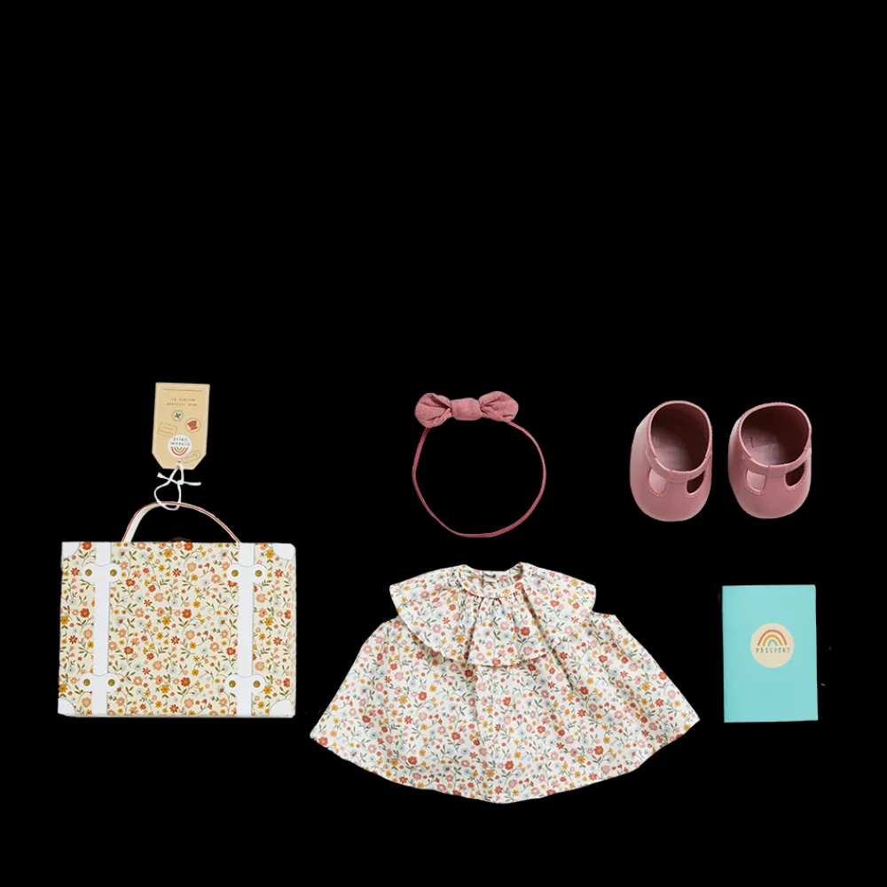 Olli Ella Indoor Play|Doll Accessories|Dinkum Dolls Travel Togs - Prairie Floral