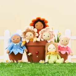 Olli Ella Indoor Play|Soft Toys|Dinky Dinkums Blossom Buds - Multi Pack