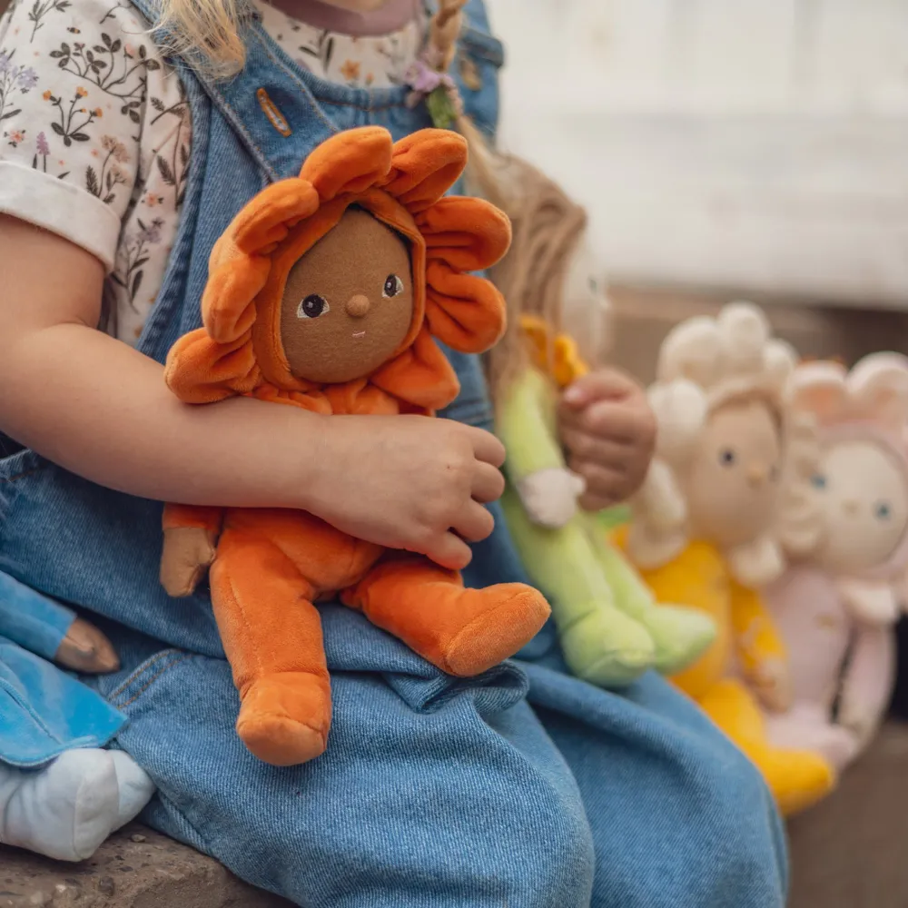 Olli Ella Indoor Play|Soft Toys|Dinky Dinkums Blossom Buds - Poppy