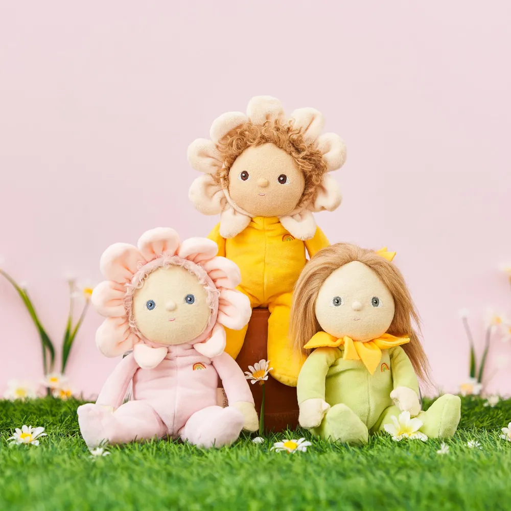 Olli Ella Indoor Play|Soft Toys|Dinky Dinkums Blossom Buds - Rose