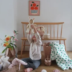 Olli Ella Soft Toys|Dinky Dinkums Fluffle Family - Bobbin Bunny