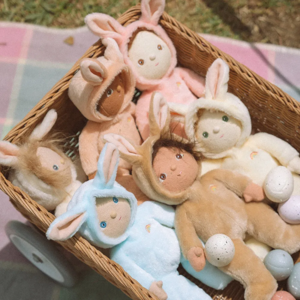 Olli Ella Soft Toys|Dinky Dinkums Fluffle Family - Basil Bunny