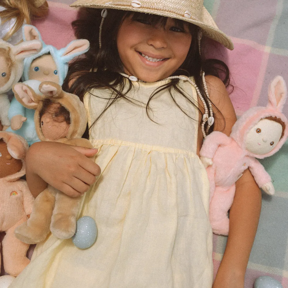 Olli Ella Soft Toys|Dinky Dinkums|Dinky Dinkums Fluffle Family - Bella Bunny