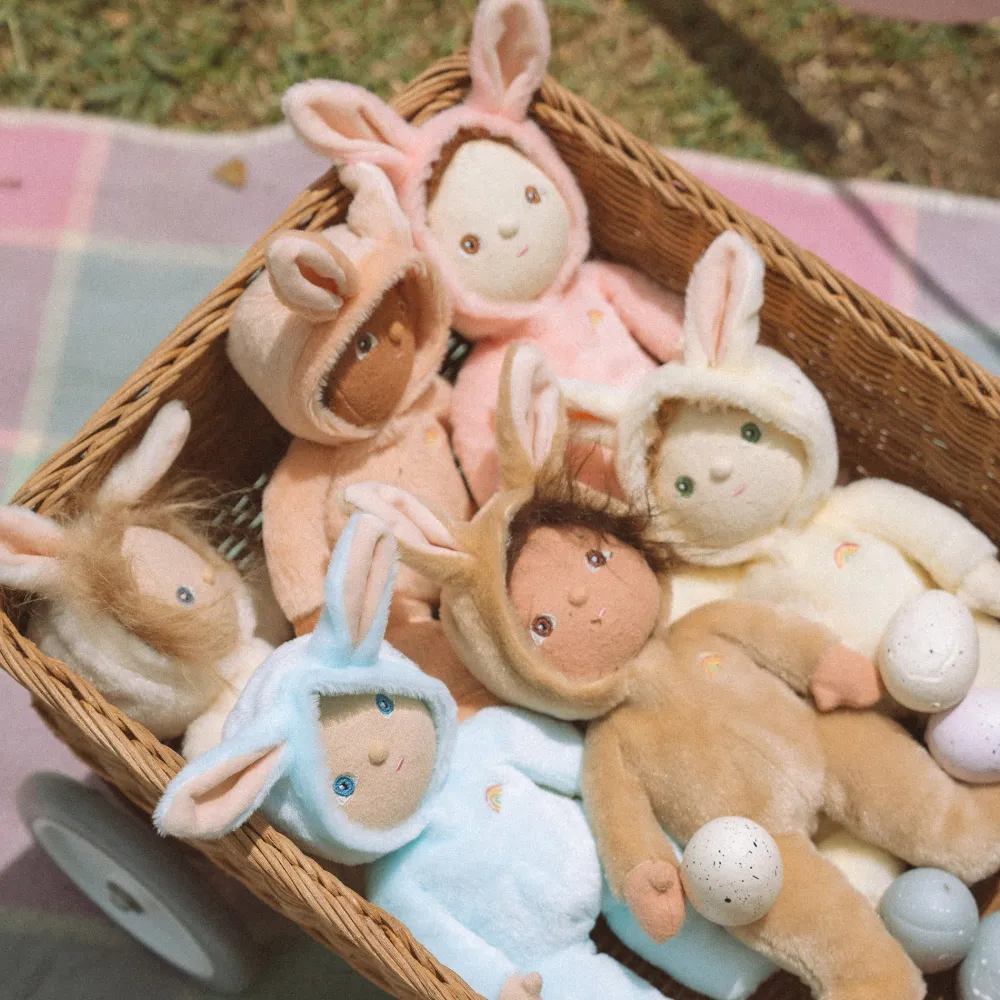 Olli Ella Soft Toys|Dinky Dinkums|Dinky Dinkums Fluffle Family - Bella Bunny
