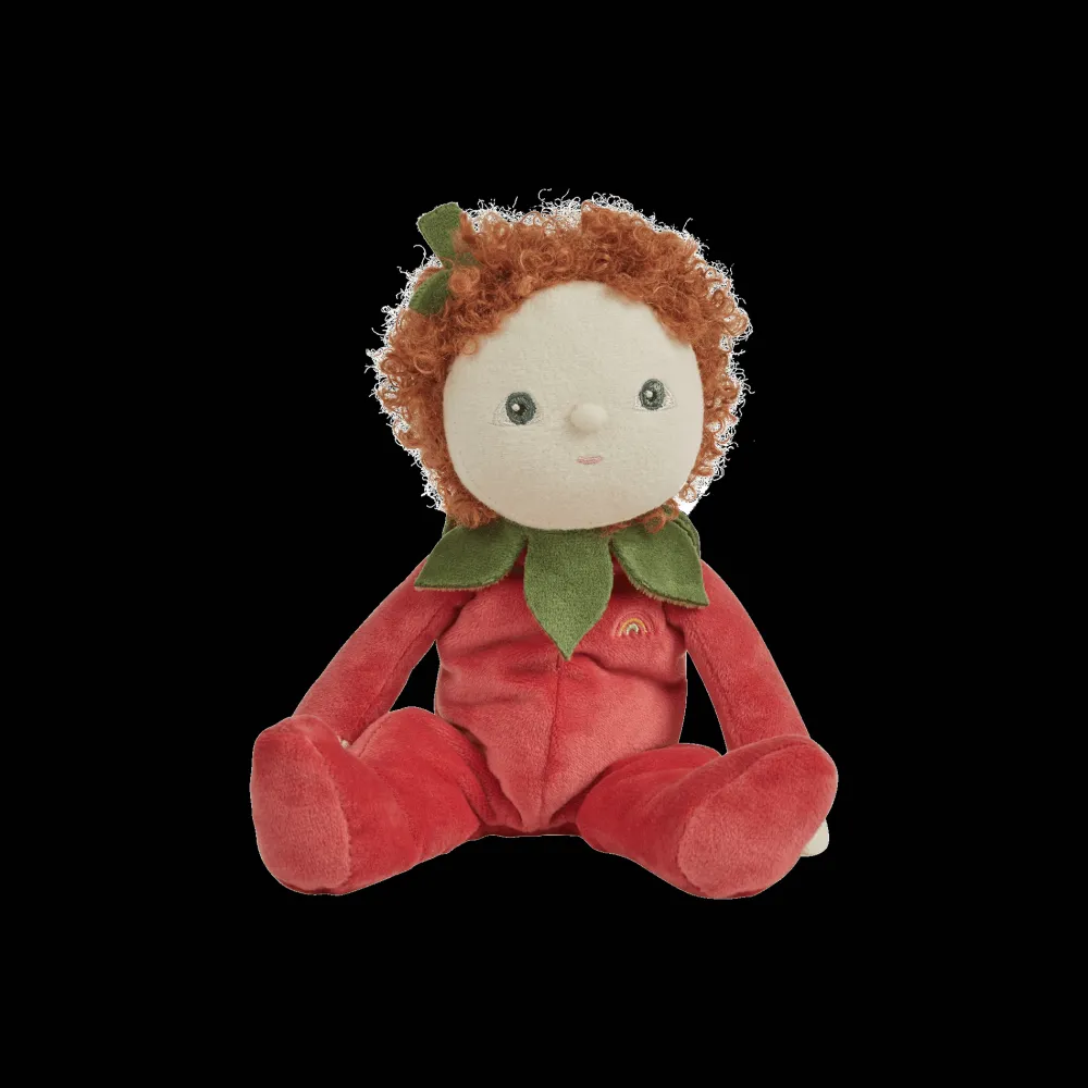 Olli Ella Soft Toys|Small World Play|Dinky Dinkums Forest Friends - Polly Poinsettia