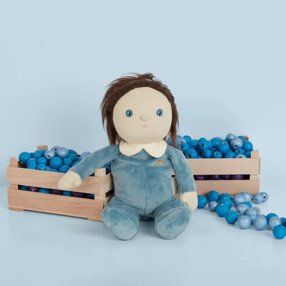 Olli Ella Soft Toys|Small World Play|Dinky Dinkums Fruity Cuties - Betsy Blueberry