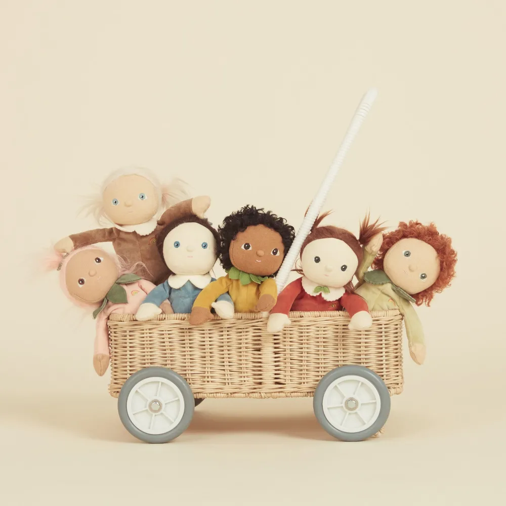 Olli Ella Soft Toys|Dinky Dinkums|Dinky Dinkums Fruity Cuties - Pippa Pineapple