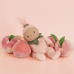 Olli Ella Indoor Play|Soft Toys|Dinky Dinkums Fruity Cuties - Peggy Peach