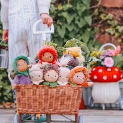 Olli Ella Soft Toys|Small World Play|Dinky Dinkums Happy Harvest - Multi Pack