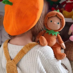 Olli Ella Soft Toys|Small World Play|Dinky Dinkums Happy Harvest - Perry Pumpkin