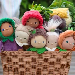 Olli Ella Soft Toys|Small World Play|Dinky Dinkums Happy Harvest - Perry Pumpkin