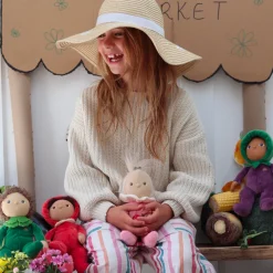 Olli Ella Small World Play|Soft Toys|Dinky Dinkums Happy Harvest - Roxy Radish