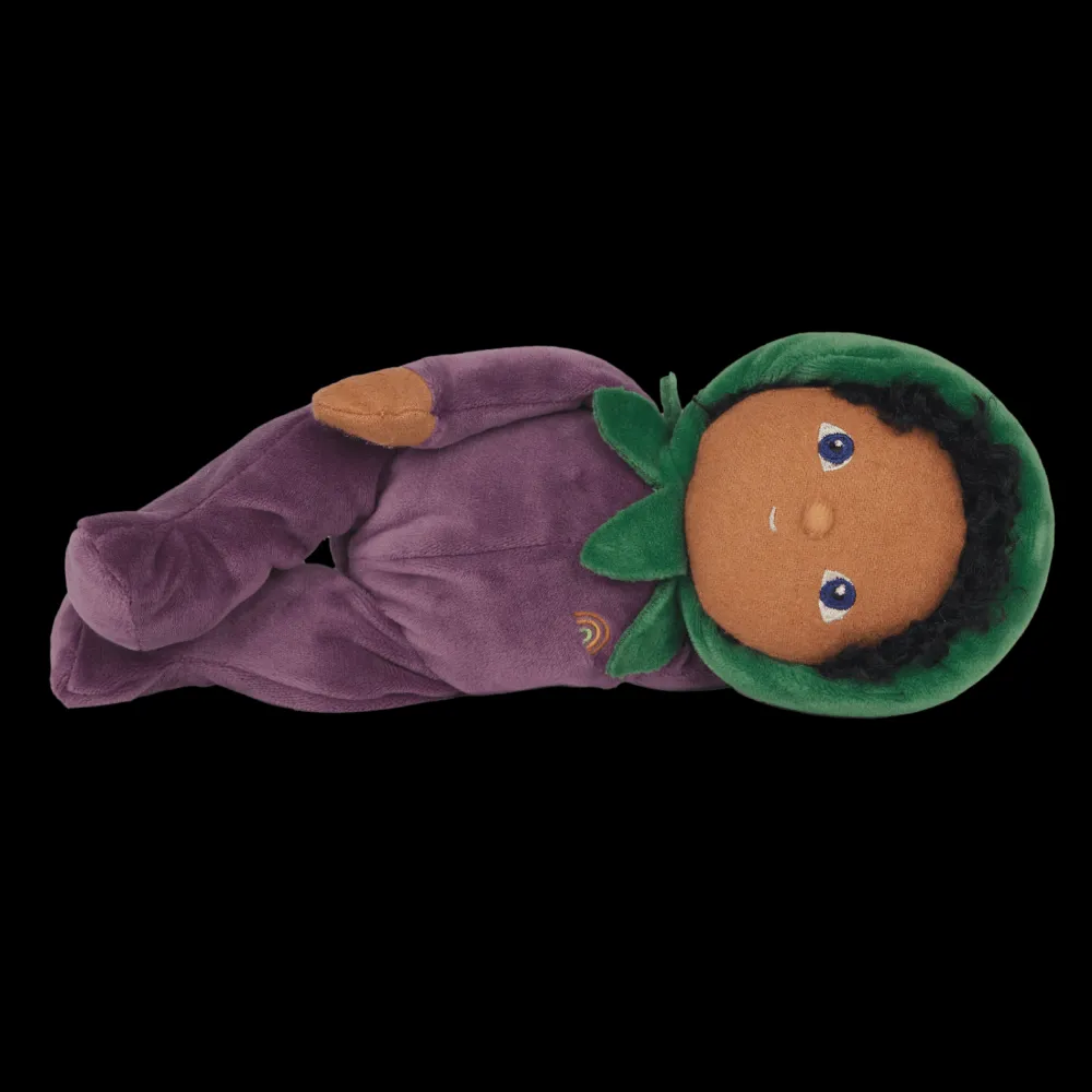 Olli Ella Soft Toys|Small World Play|Dinky Dinkums Happy Harvest - Ellis Eggplant