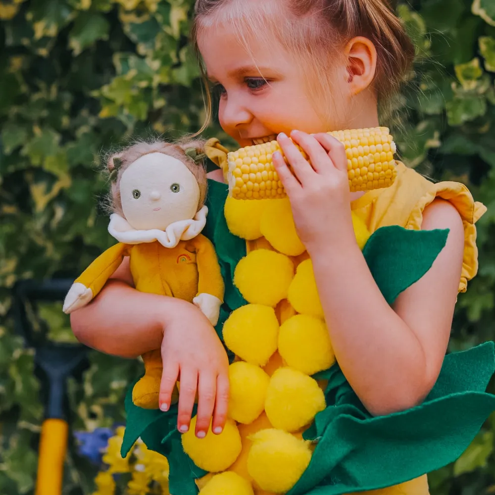 Olli Ella Soft Toys|Small World Play|Dinky Dinkums Happy Harvest - Cora Corn