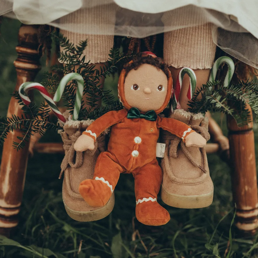 Olli Ella Soft Toys|Small World Play|Dinky Dinkums Jolly Dollies - Georgie Gingerbread