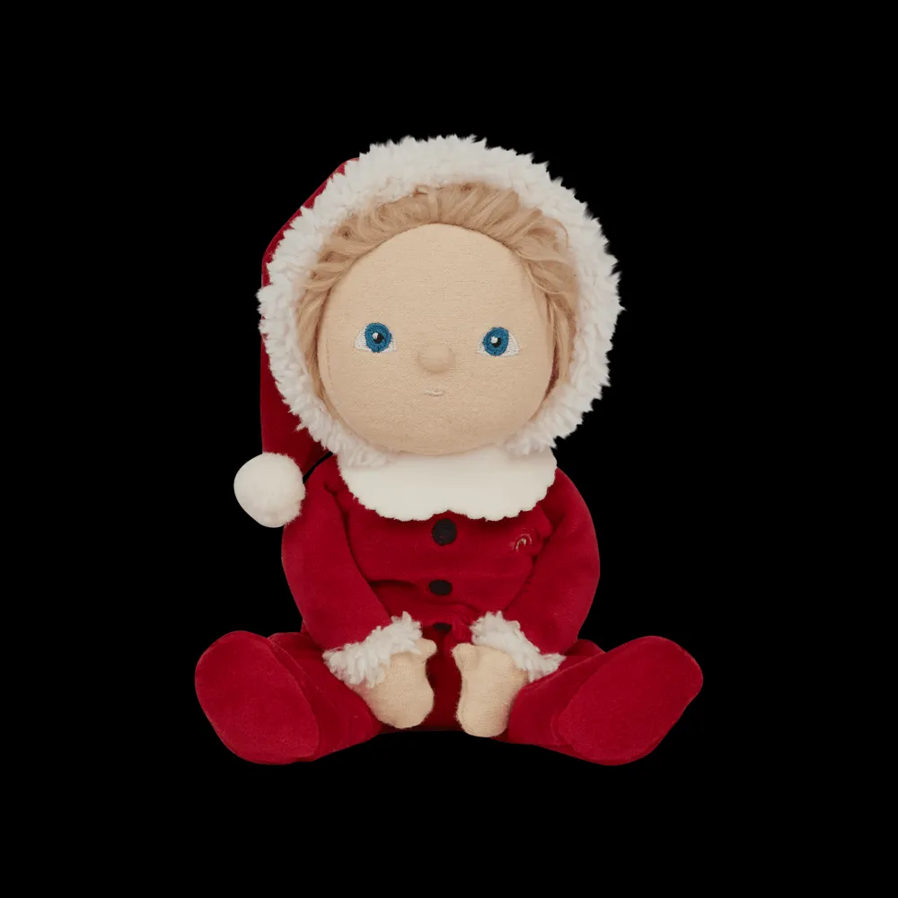 Olli Ella Soft Toys|Small World Play|Dinky Dinkums Jolly Dollies - Sammy Santa