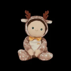 Olli Ella Soft Toys|Small World Play|Dinky Dinkums Jolly Dollies - Riley Reindeer