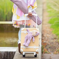 Olli Ella Indoor Play|Soft Toys - Newborns|Dozy Dinkums - Plum Check