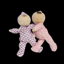Olli Ella Indoor Play|Soft Toys - Newborns|Dozy Dinkums - Plum Check