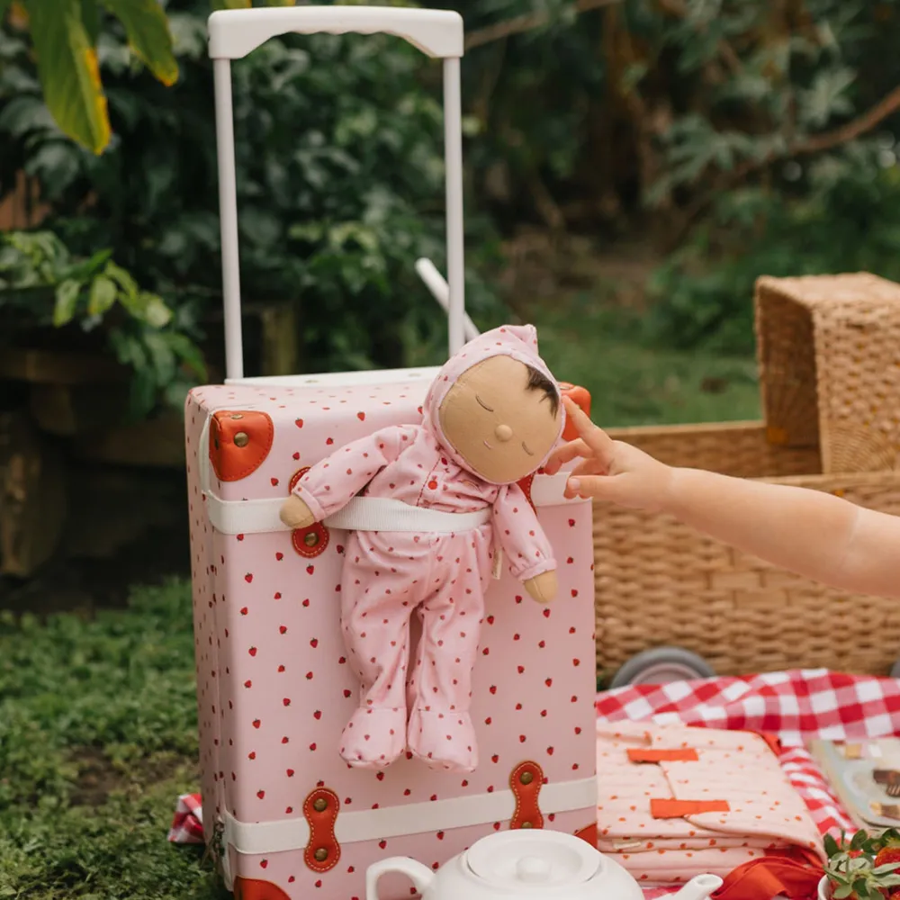 Olli Ella Indoor Play|Soft Toys - Newborns|Dozy Dinkums - Strawberry
