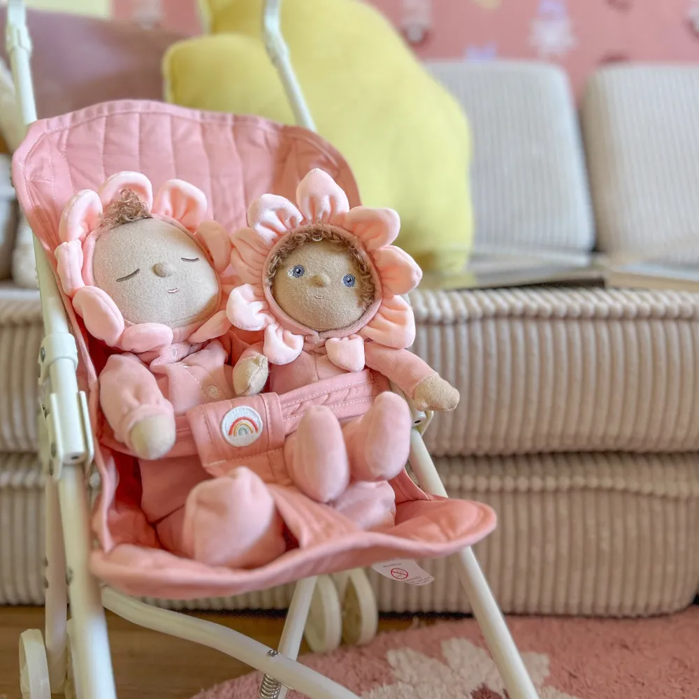 Olli Ella Indoor Play|Soft Toys - Newborns|Dozy Dinkums Limited-Edition - Talia Tulip